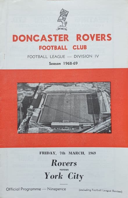 Doncaster v York, Div 4 (1969, Mar 7th)