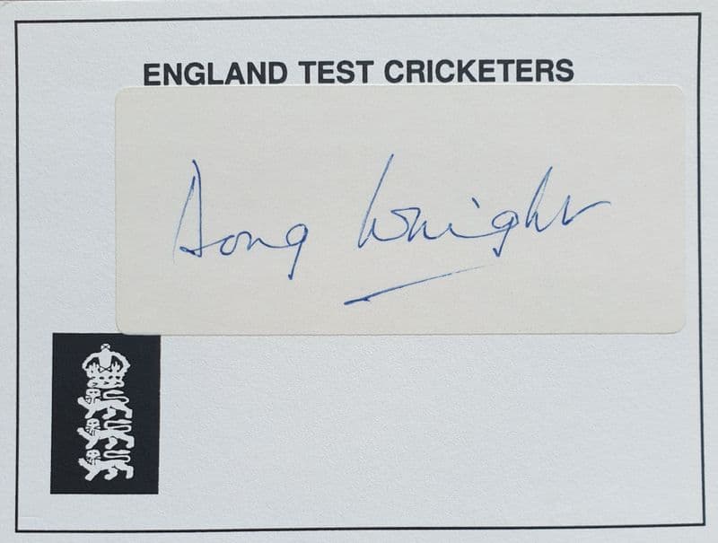 Doug Wright Autograph