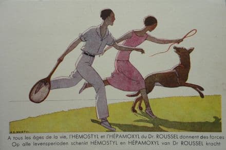 Dr Roussel's Hemostyl Advertising (Unused) Card
