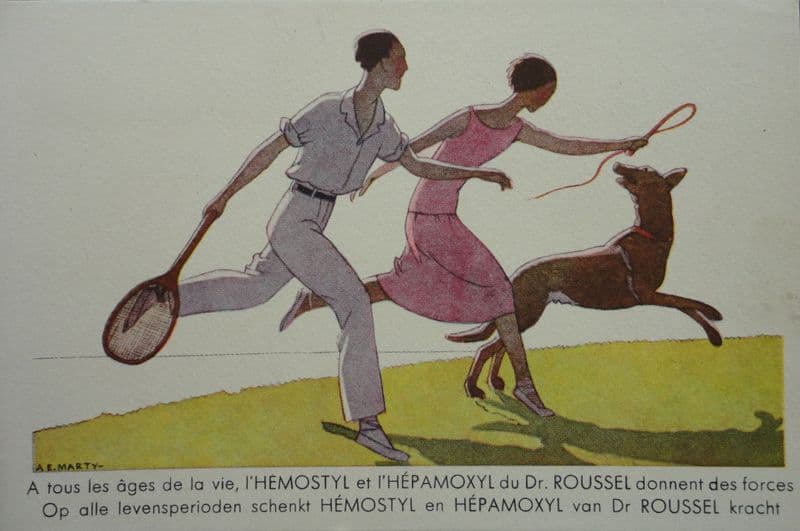Dr Roussel's Hemostyl Advertising (Unused) Card