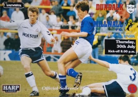Dundalk v Millwall, Friendly (1992, July 30th)