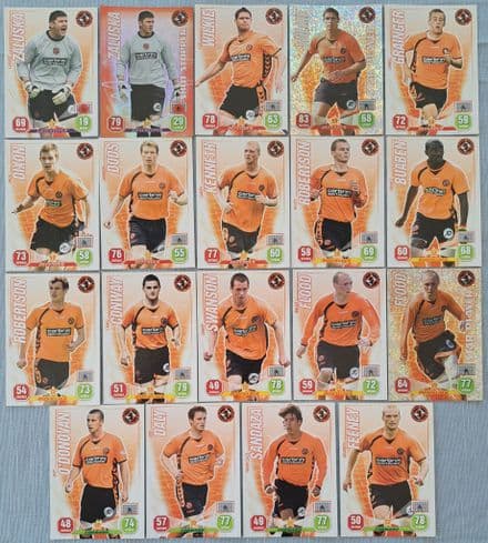 Dundee United (2008-09 SPL Super Strikes) 19 Cards