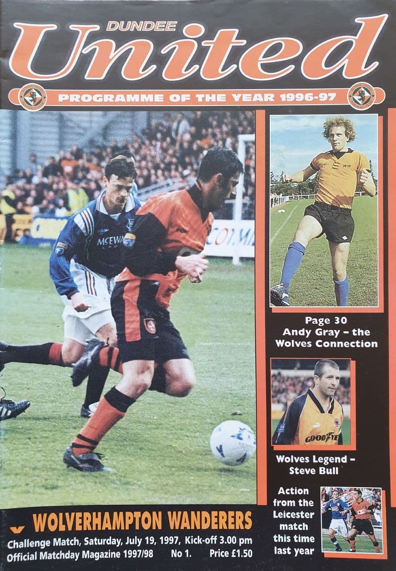 Dundee United v Wolves, Friendly (1997, Jul 19th)