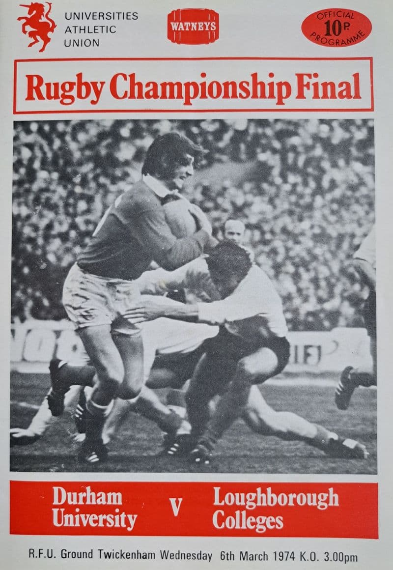 Durham v Loughborough, UAU Rugby F (1974, Mar 6th)