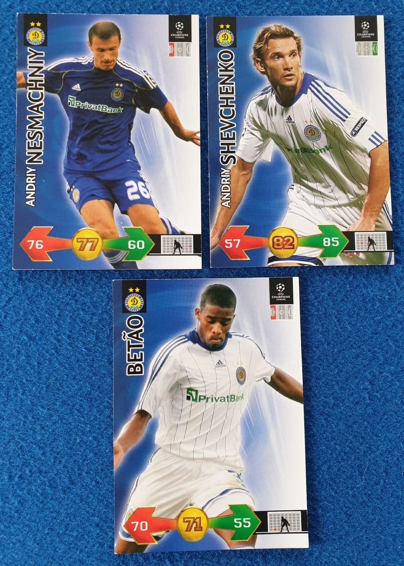 Dynamo Kyiv (2009-10 Champions League) 3 Cards