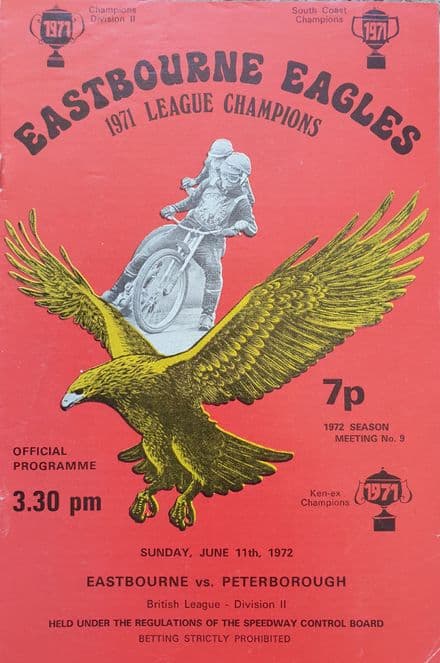 Eastbourne v Peterborough (1972, Jun 11th)