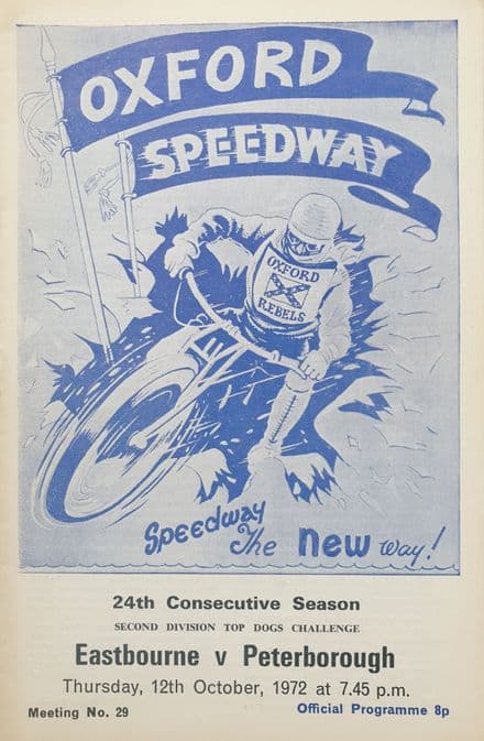 Eastbourne v Peterborough (1972, Oct 12th)