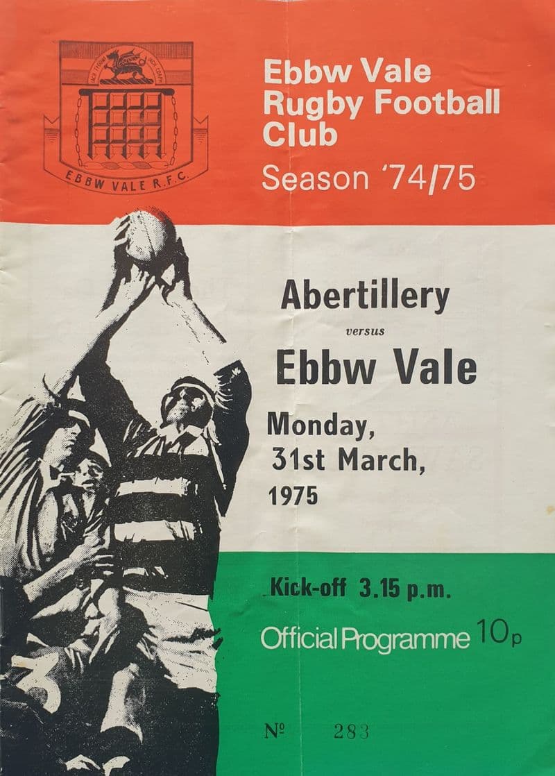 Ebbw Vale v Abertillery (1975, Mar 31st)
