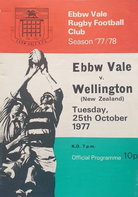 Ebbw Vale v Wellington (1977, Oct 25th)
