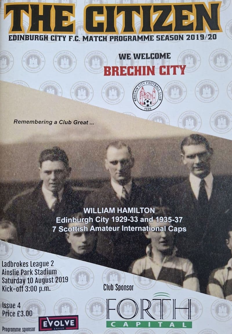 Edinburgh City v Brechin City (2019, Aug 10th)