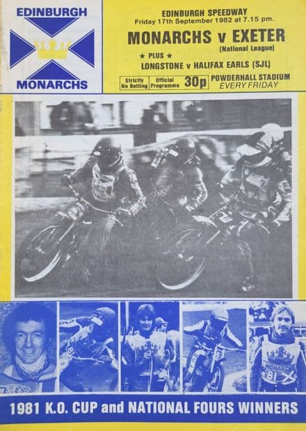 Edinburgh v Exeter (1982, Sep 17th)