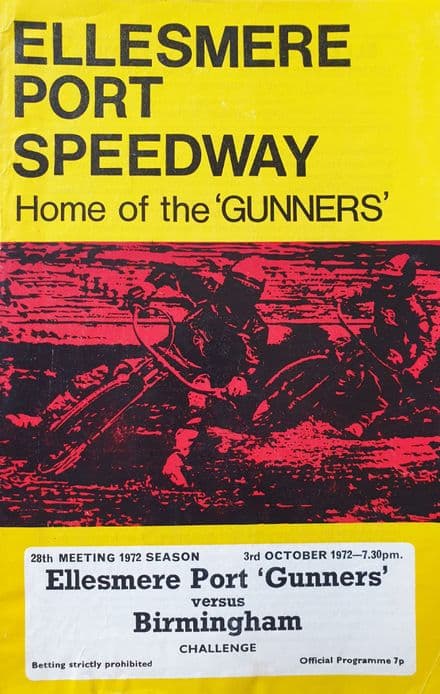 Ellesmere Port v Birmingham (1972, Oct 3rd)