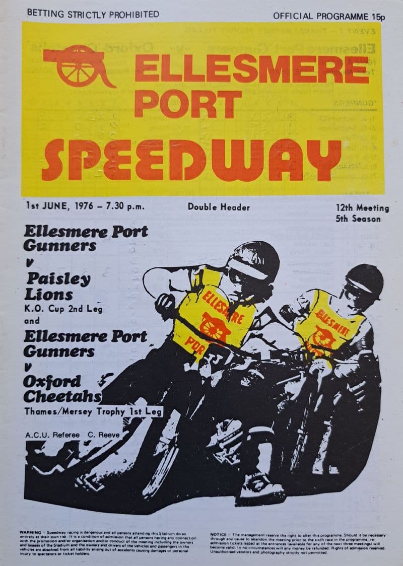 Ellesmere Port v Paisley & Oxford (1976, Jun 1st)