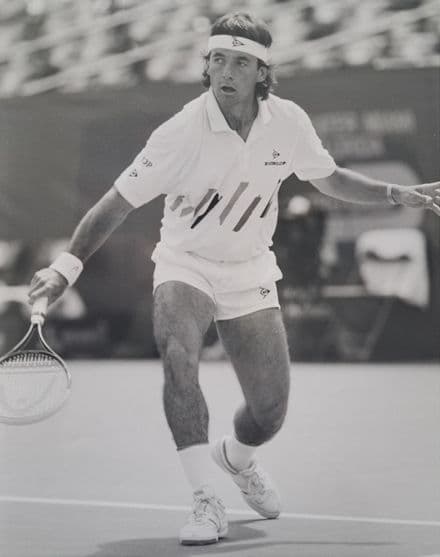 Emilio Sanchez Press Photo "Backhand"