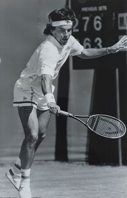 Emilio Sanchez Press Photo (Wimbledon, 1987)