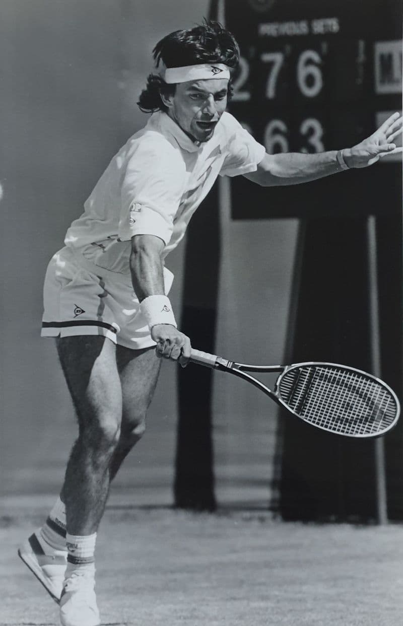 Emilio Sanchez Press Photo (Wimbledon, 1987)