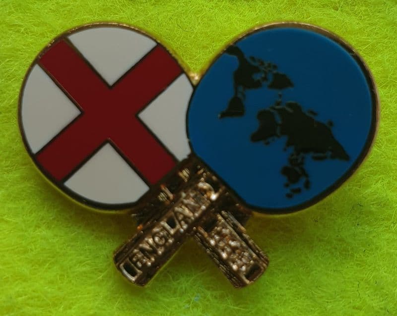 England 1993 Table Tennis Enamel Pin Badge