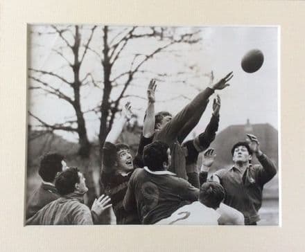 England Practicing Before Playing Wales Photograph (1968)