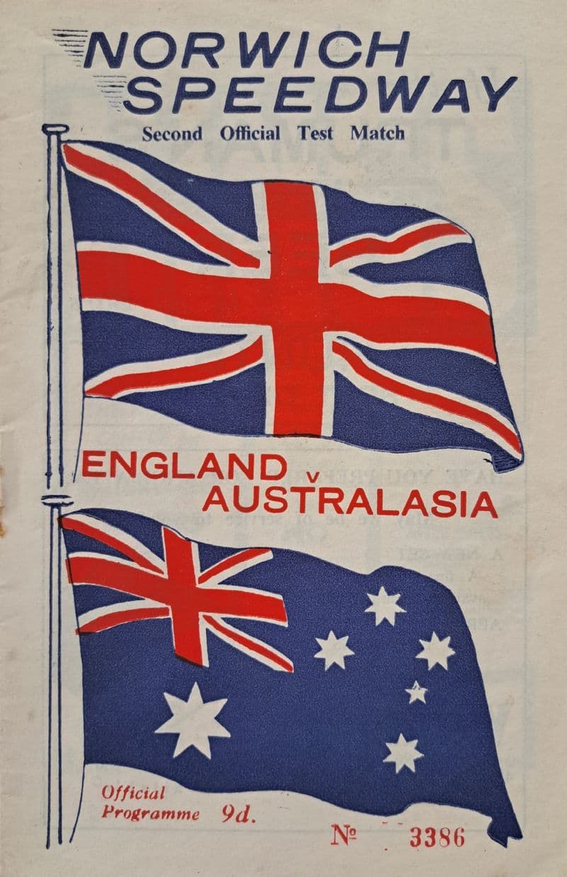 England v Australasia (1959, Sep 12th)