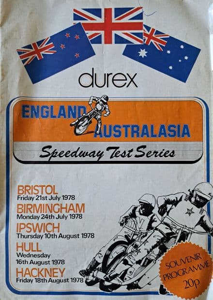 England v Australasia (1978, Jul 21st)