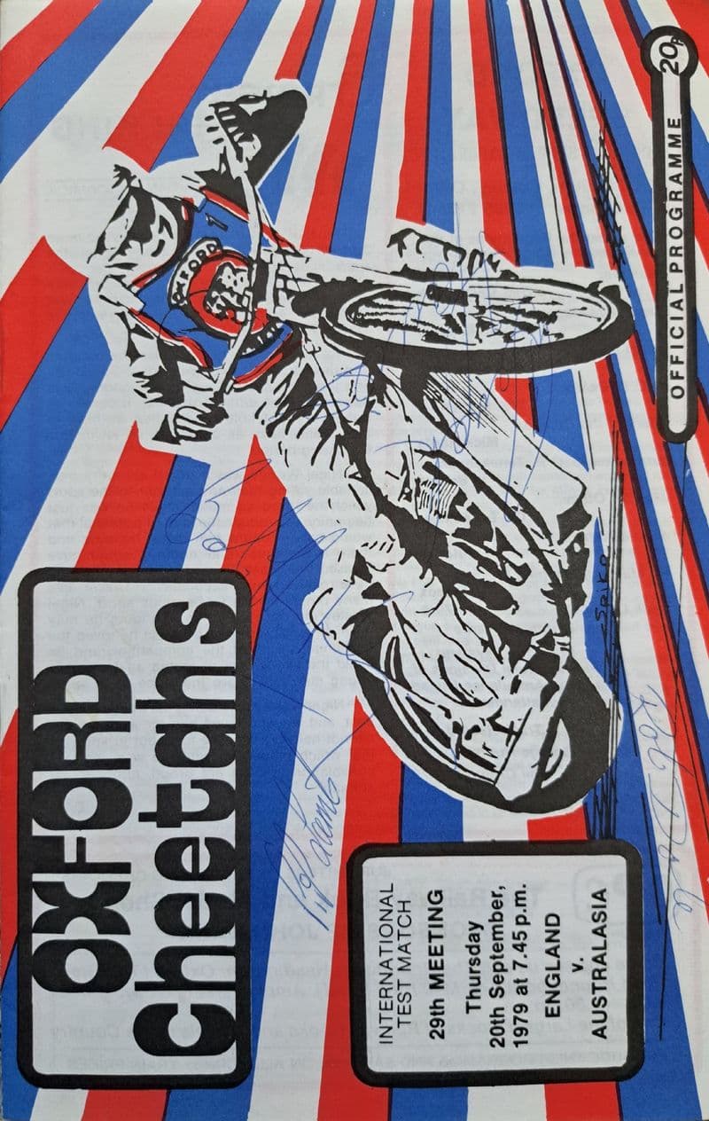 England v Australasia (1979, Sep 20th) SIGNED