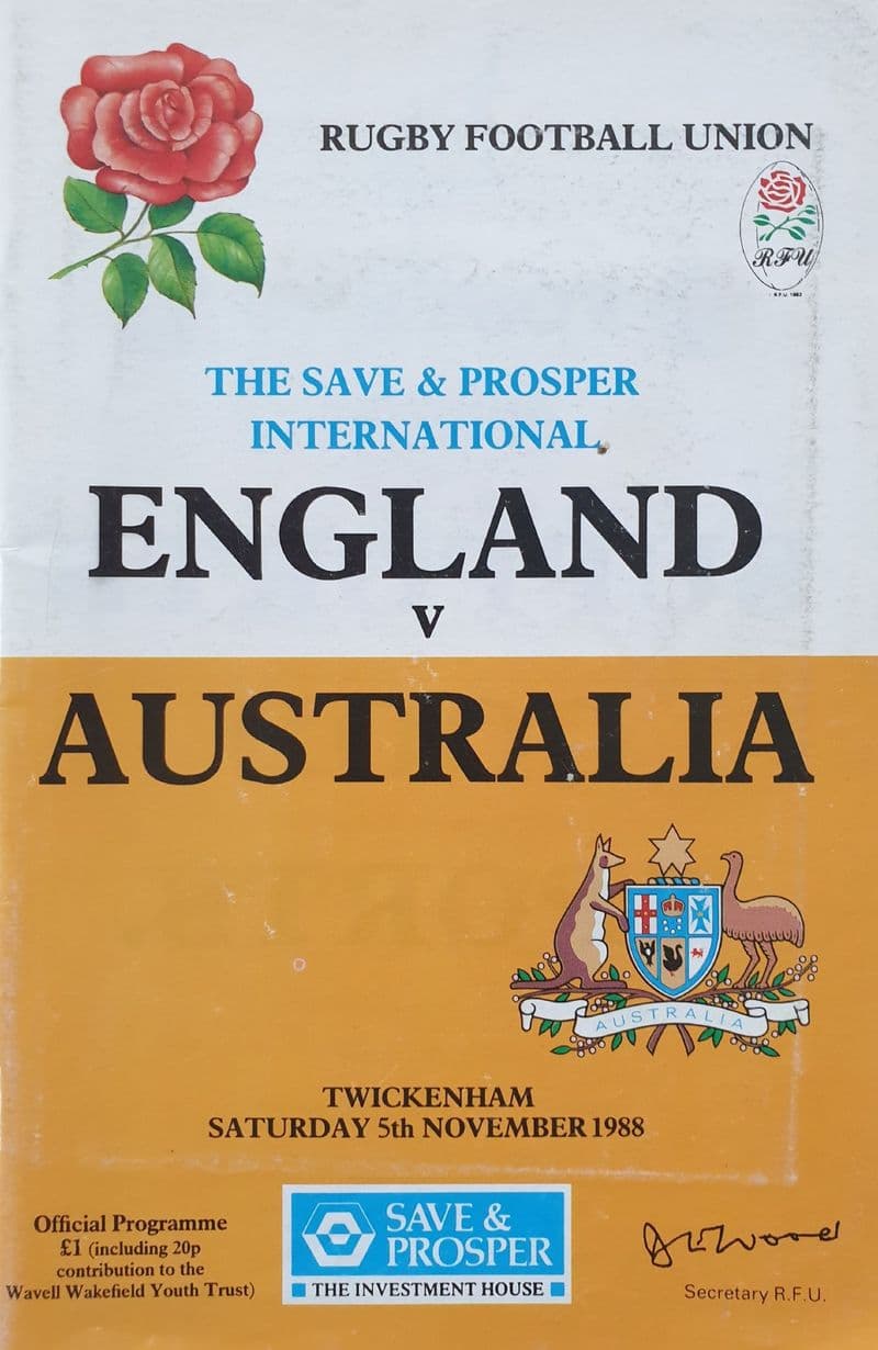 England v Australia (1988, Nov 5th)
