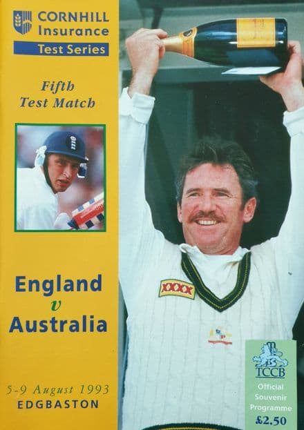 England v Australia (1993, August 5-9) 5th Test