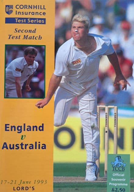 England v Australia (1993, Jun 17th-21st) 2nd Test