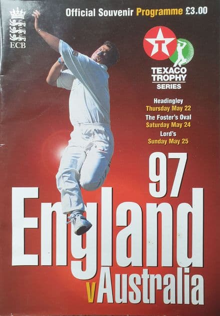 England v Australia (1997, May 22nd, 24th & 25th)