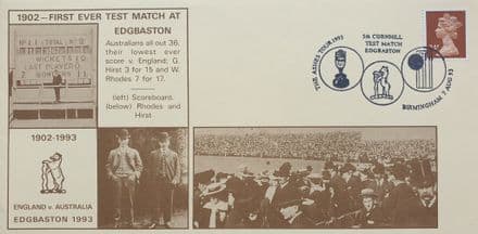 England v Australia (Edgbaston, 1993) FDC