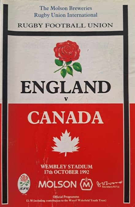England v Canada (1992, Oct 17th)