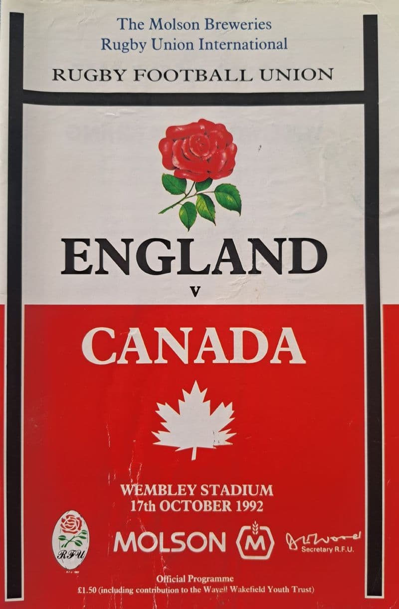 England v Canada (1992, Oct 17th)