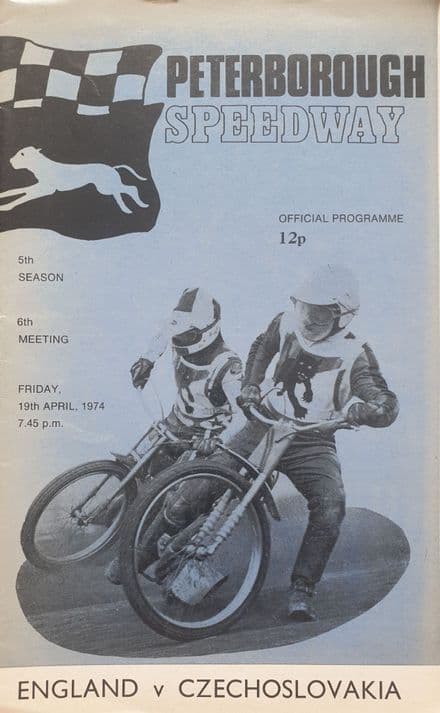 England v Czechoslovakia (1974, Apr 19th)