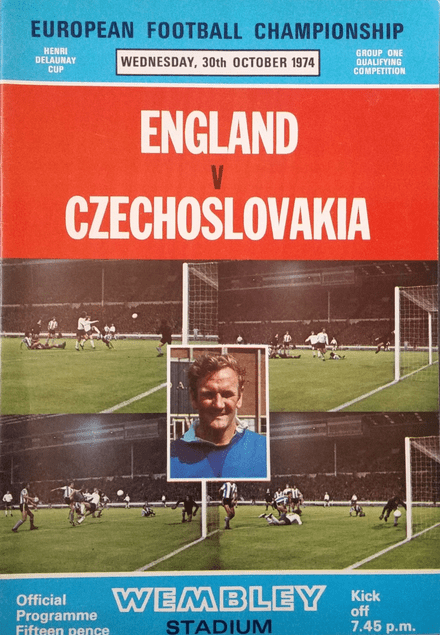 England v Czechoslovakia, European Championship Qualifier (1974, Oct 30th)