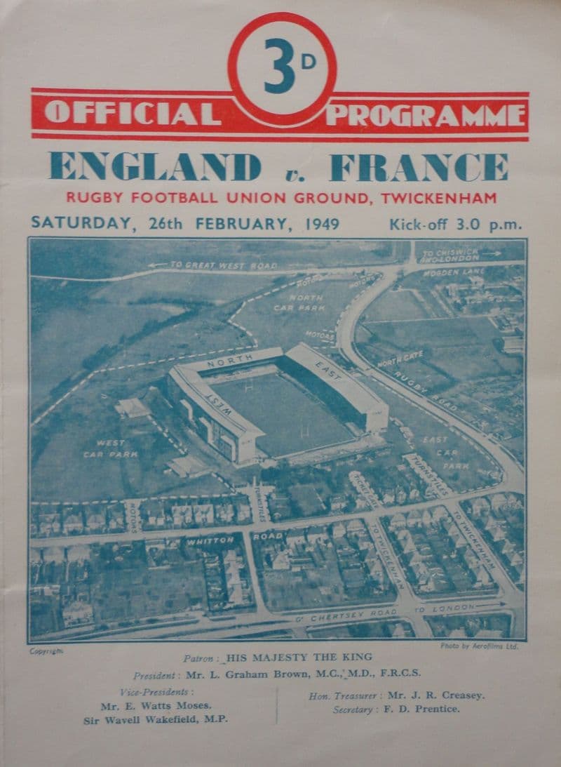 England v France (1949, Feb 26th)