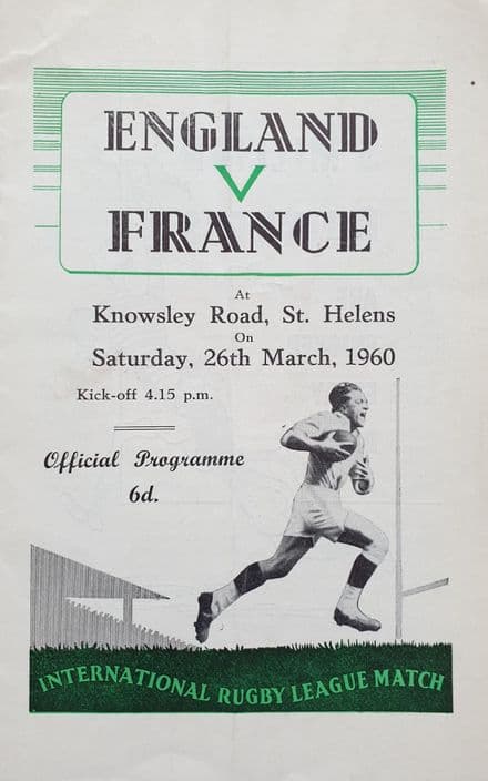 England v France (1960, Mar 26th)