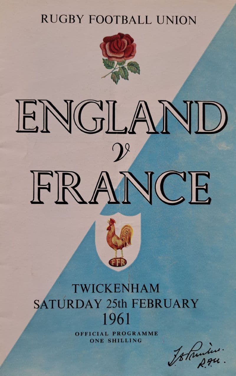 England v France (1961, Feb 25th)