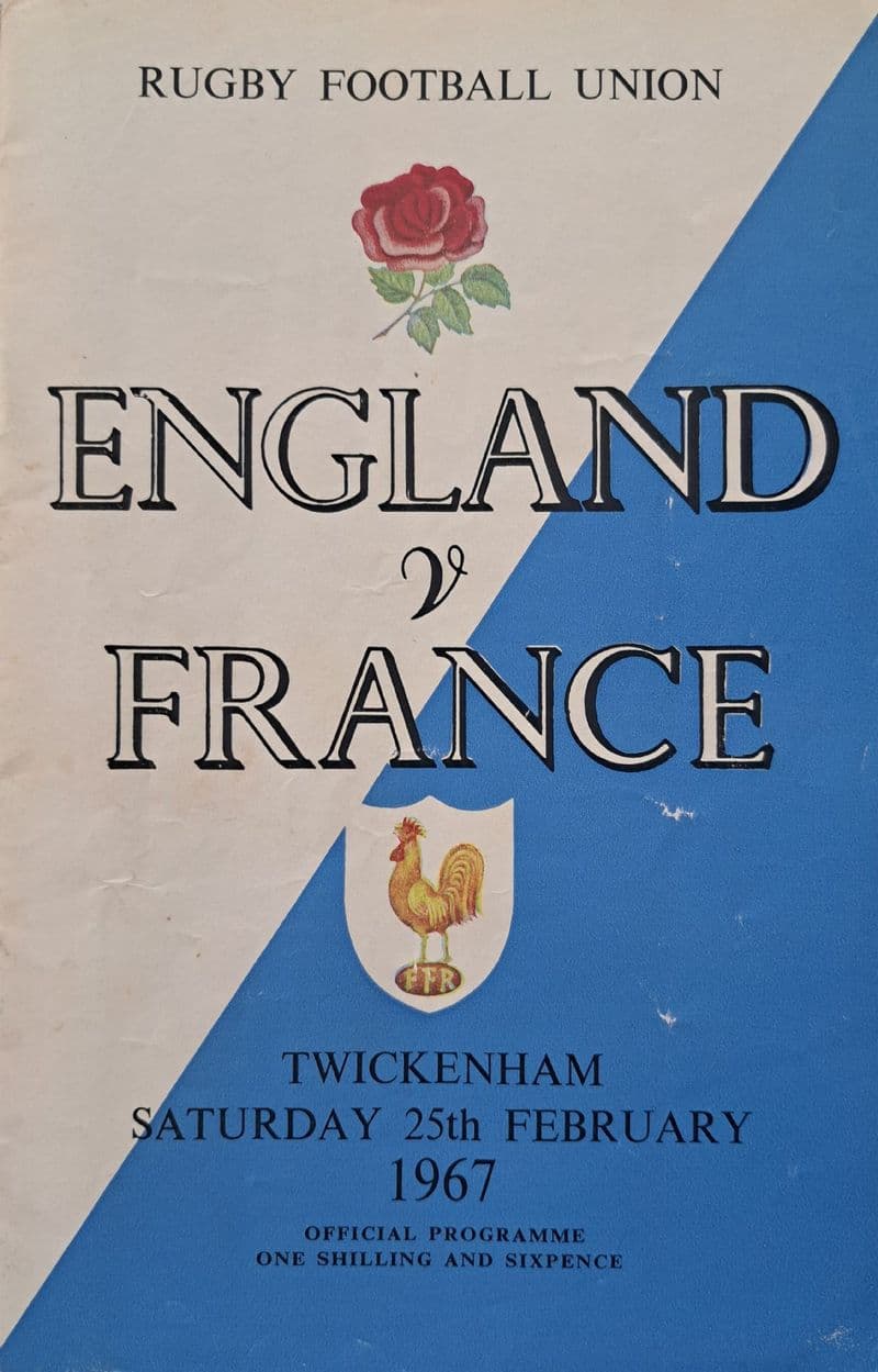 England v France (1967, Feb 25th) Fair Copy