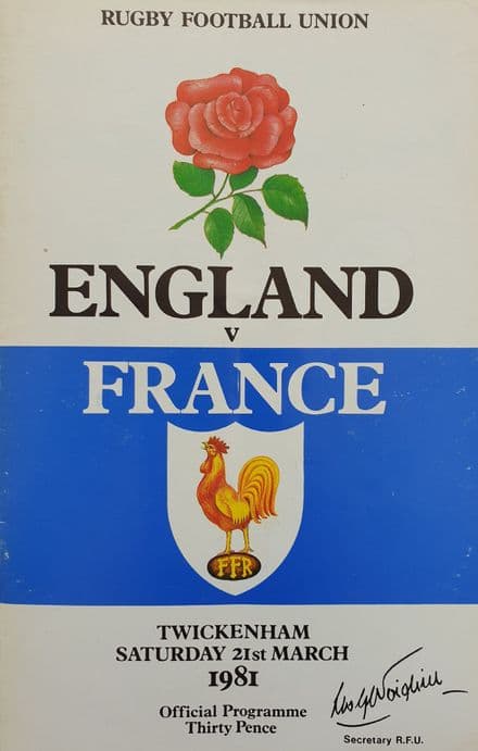 England v France (1981, Mar 21st)