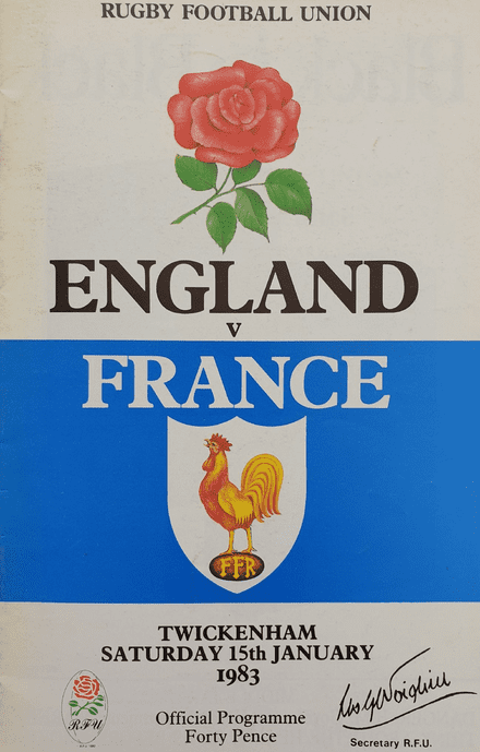 England v France (1983, Jan 15th)