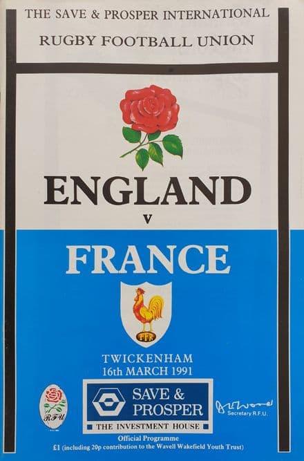 England v France (1991, Mar 16th)