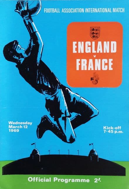 England v France, Friendly (1969, Mar 12th)