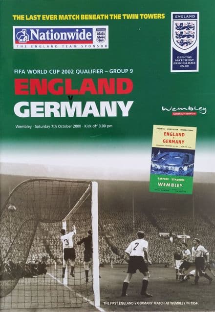 England v Germany, World Cup Qualifier (2002, Oct 7th)