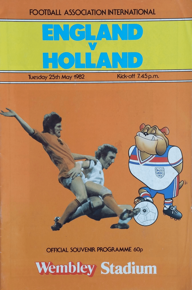 England v Holland, Friendly (1982, May 25th)