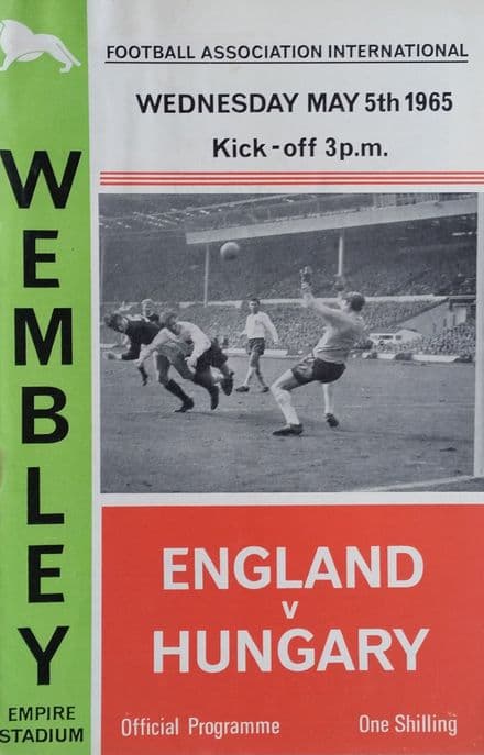 England v Hungary, Friendly (1965, 5th May)