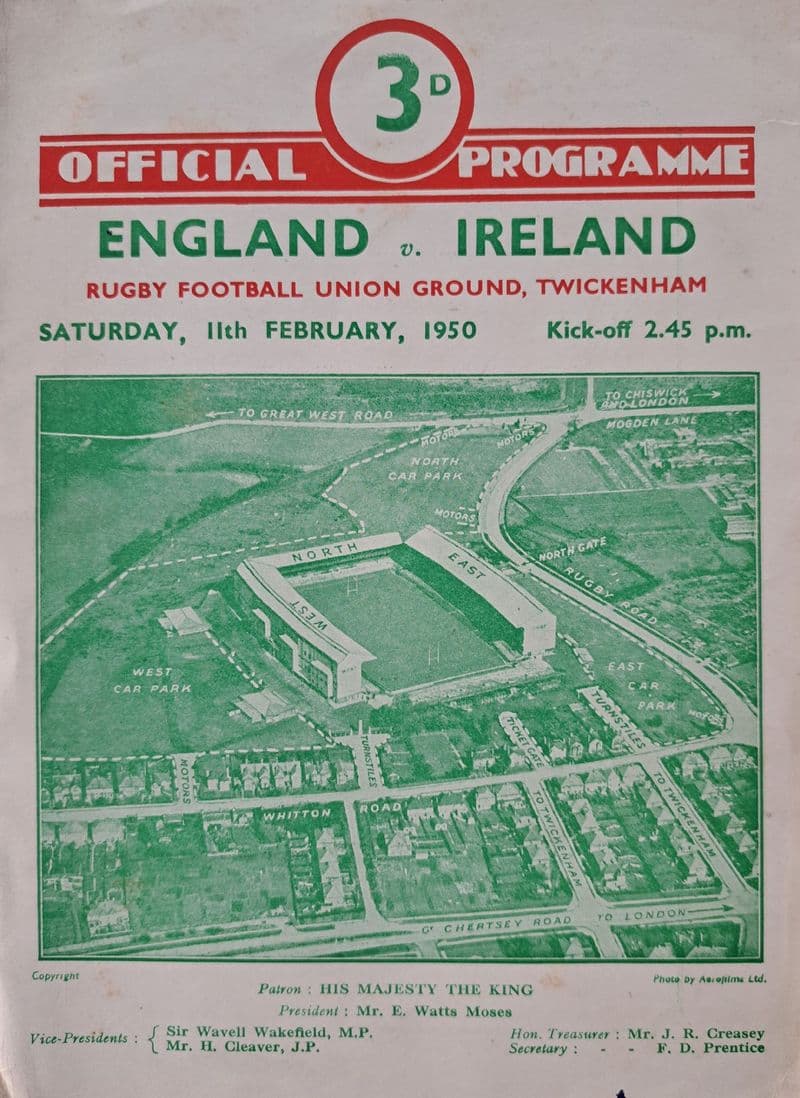 England v Ireland (1950, Feb 11th)
