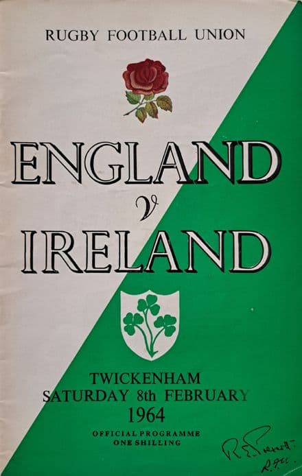 England v Ireland (1964, Feb 8th)