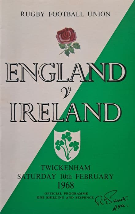 England v Ireland (1968, Feb 10th)