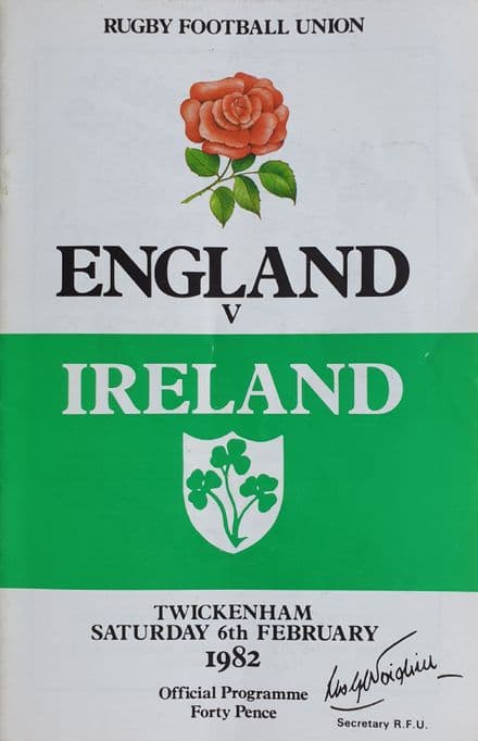England v Ireland (1982, Feb 6th)
