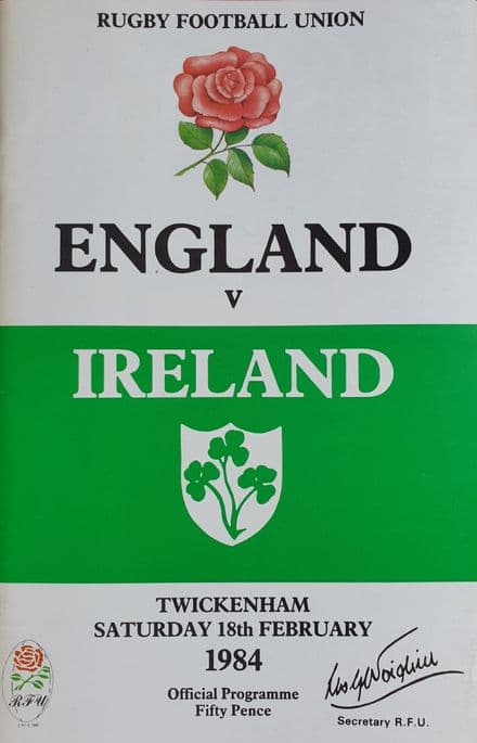 England v Ireland (1984, Feb 18th)